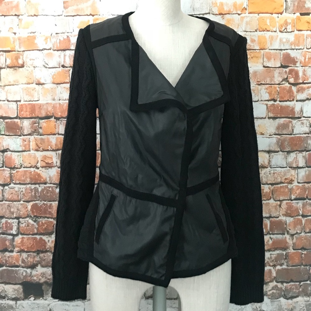 Anthropologie Elevenses faux leather jacket - Picture 2 of 8